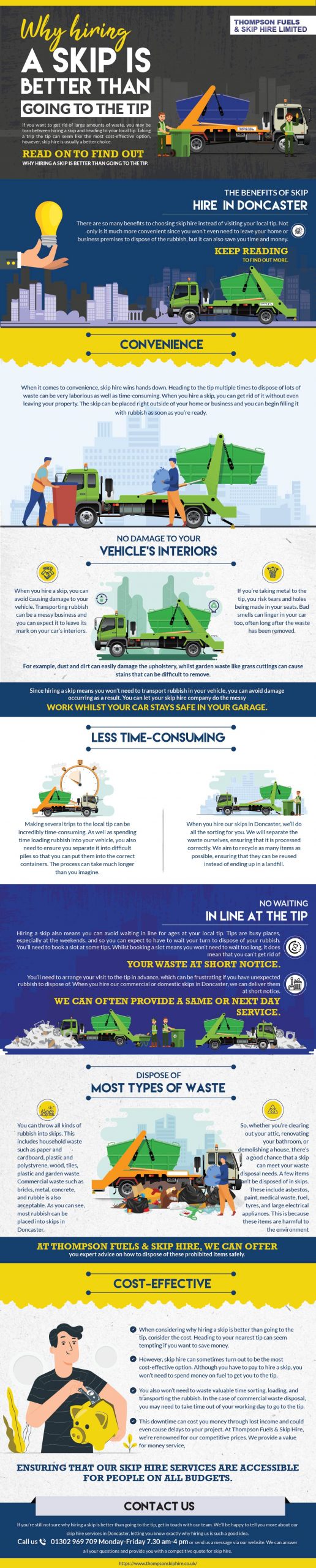 Why hiring a skip is better than going to the tip [Infographic]